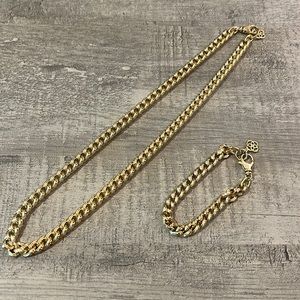 Kendra Scott Necklace and Bracelet Gold